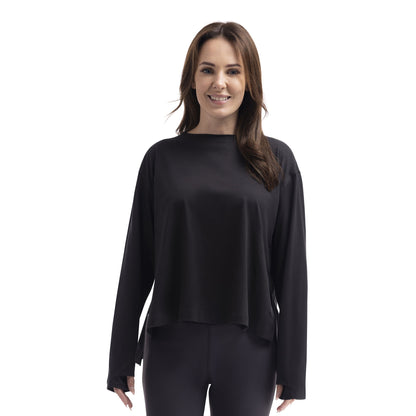 Black - Side - Trespass Womens-Ladies Esmeralda Top