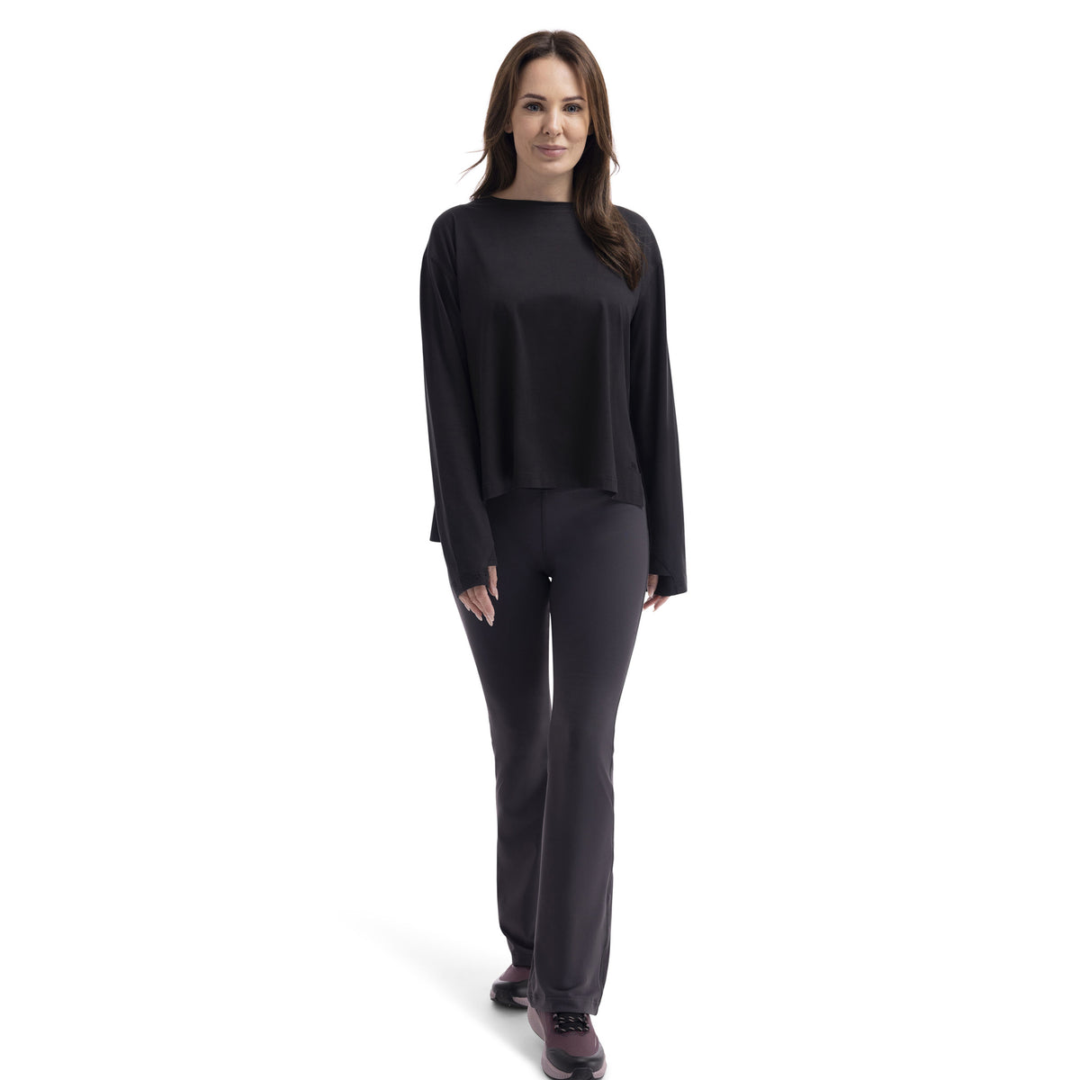 Black - Pack Shot - Trespass Womens-Ladies Esmeralda Top