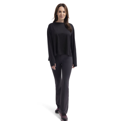 Black - Pack Shot - Trespass Womens-Ladies Esmeralda Top