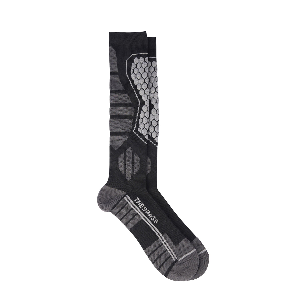 Black - Lifestyle - Trespass Unisex Adult Hacon Ski Socks