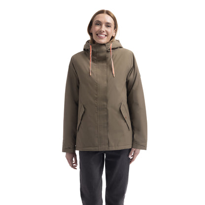Light Khaki - Close up - Trespass Womens-Ladies Yulia Waterproof Jacket