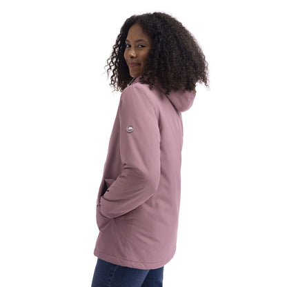 Faded Rose - Side - Trespass Womens-Ladies Yulia Waterproof Jacket
