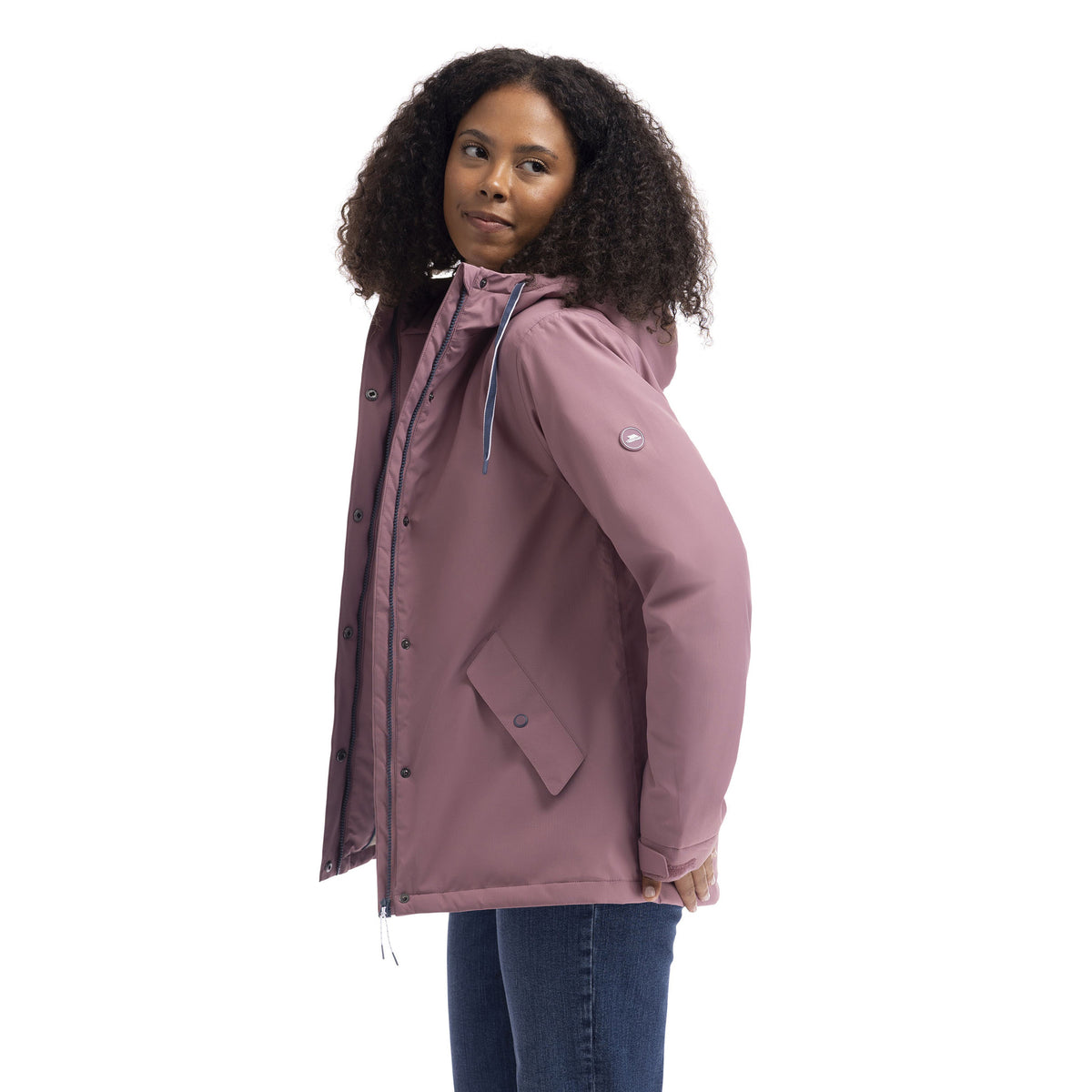 Faded Rose - Lifestyle - Trespass Womens-Ladies Yulia Waterproof Jacket