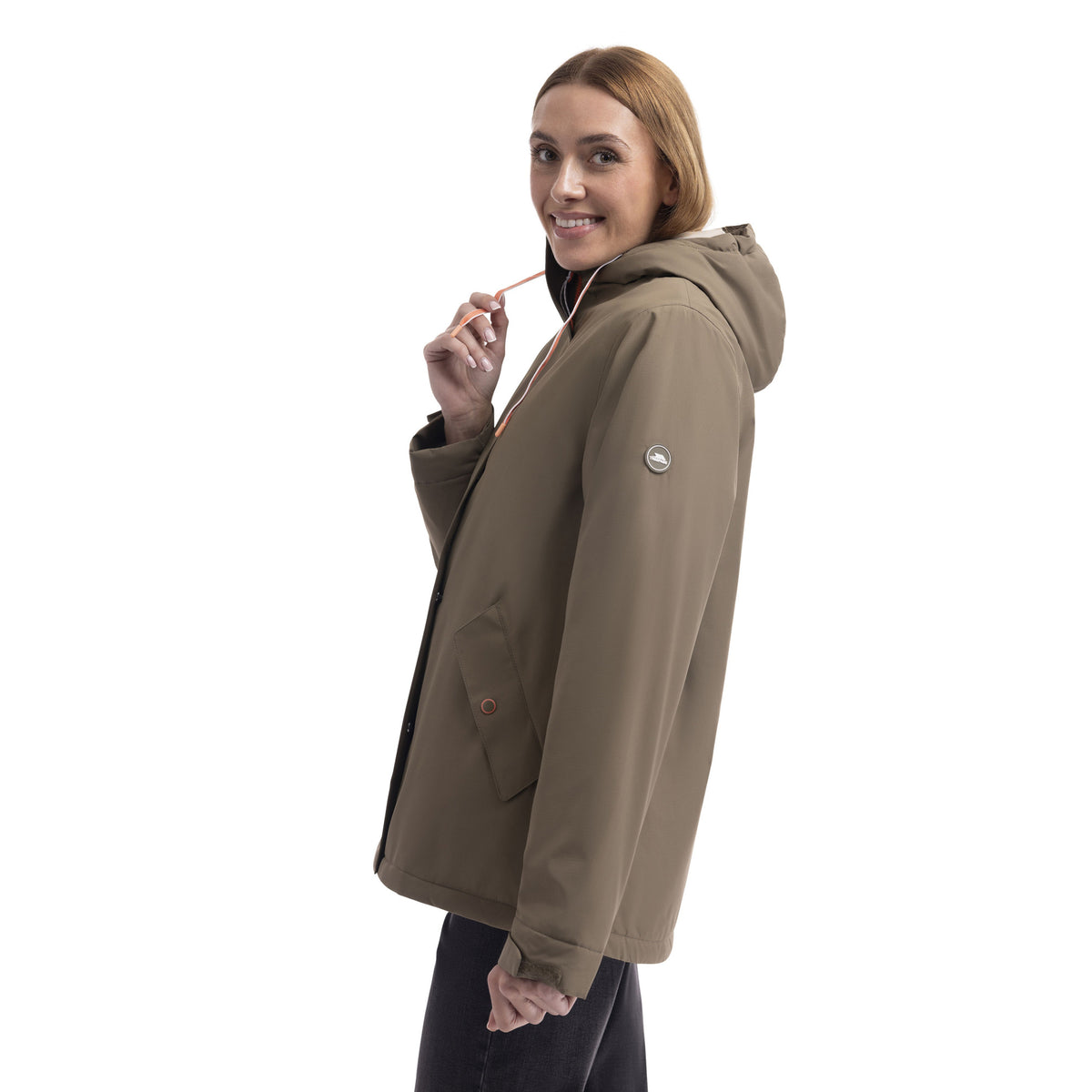 Light Khaki - Lifestyle - Trespass Womens-Ladies Yulia Waterproof Jacket