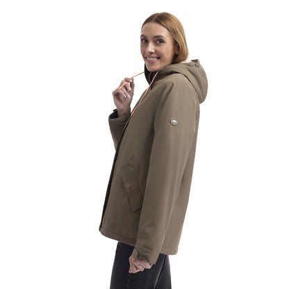 Light Khaki - Lifestyle - Trespass Womens-Ladies Yulia Waterproof Jacket