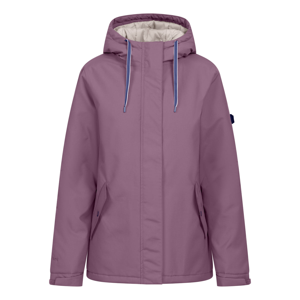 Faded Rose - Front - Trespass Womens-Ladies Yulia Waterproof Jacket