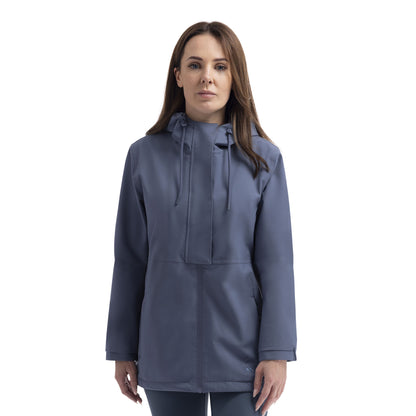 Stone Blue - Lifestyle - Trespass Womens-Ladies Jodie Waterproof Jacket