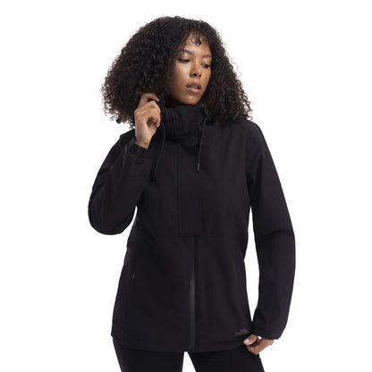 Black - Lifestyle - Trespass Womens-Ladies Jodie Waterproof Jacket