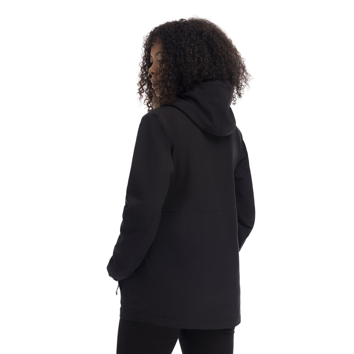 Black - Pack Shot - Trespass Womens-Ladies Jodie Waterproof Jacket
