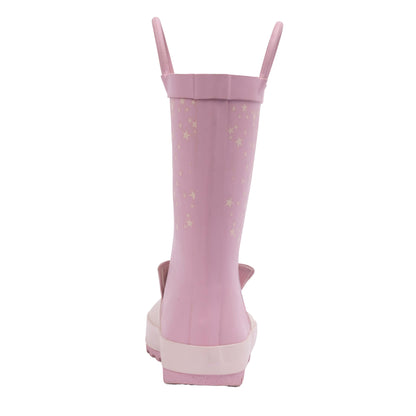 Pink - Back - Trespass Childrens-Kids Unicorn Wellington Boots