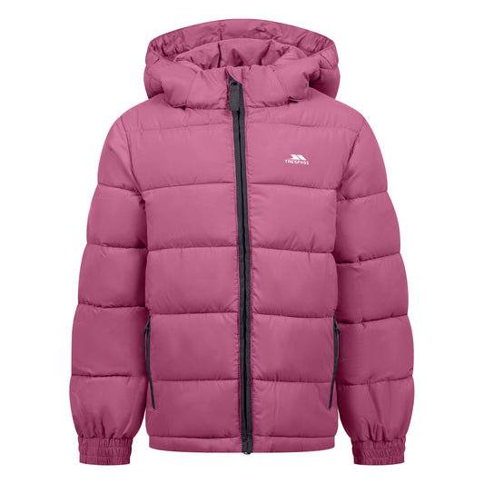 Rose Blush - Front - Trespass Girls Balmark Padded Jacket