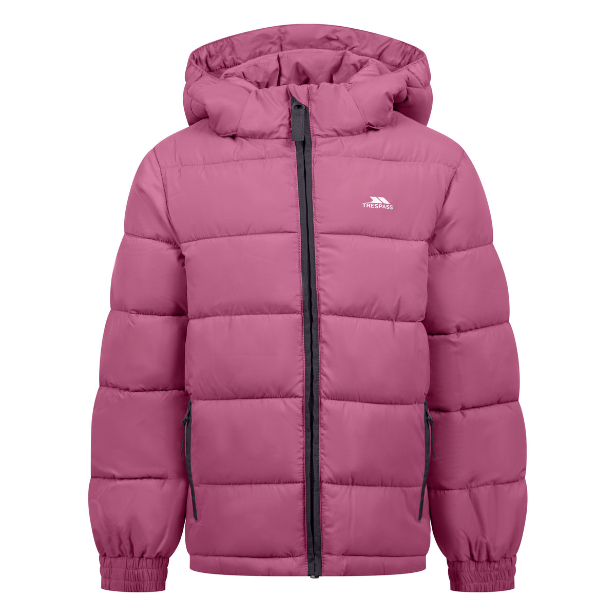 Rose Blush - Front - Trespass Girls Balmark Padded Jacket