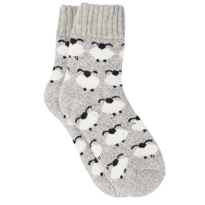 Grey Marl - Front - Trespass Womens-Ladies Wally Socks