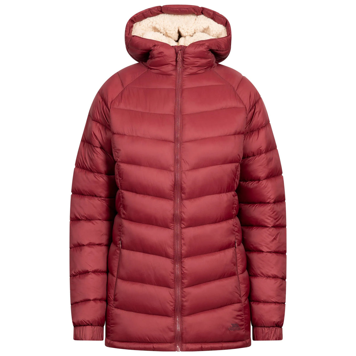 Dark Cherry - Front - Trespass Womens-Ladies Kaleena Padded Jacket