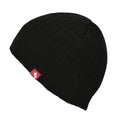Black - Front - Trespass Mens Stagger Knitted Beanie Hat