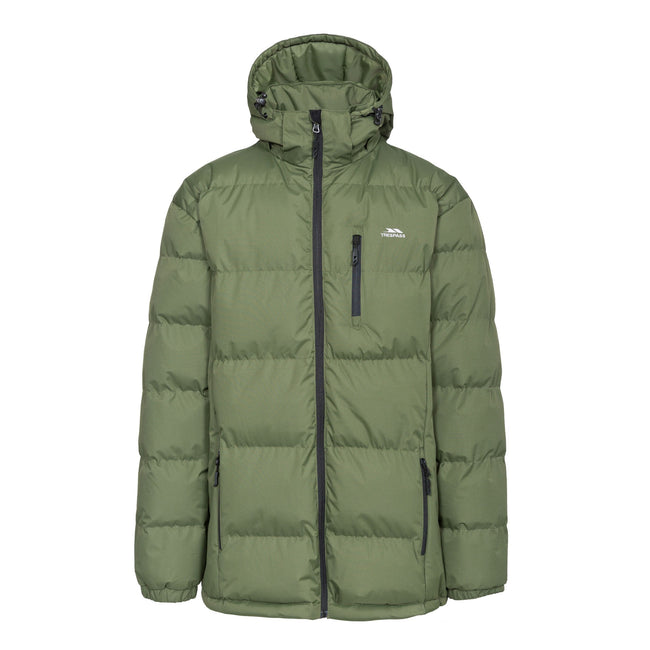 Moss - Front - Trespass Mens Clip Padded Jacket