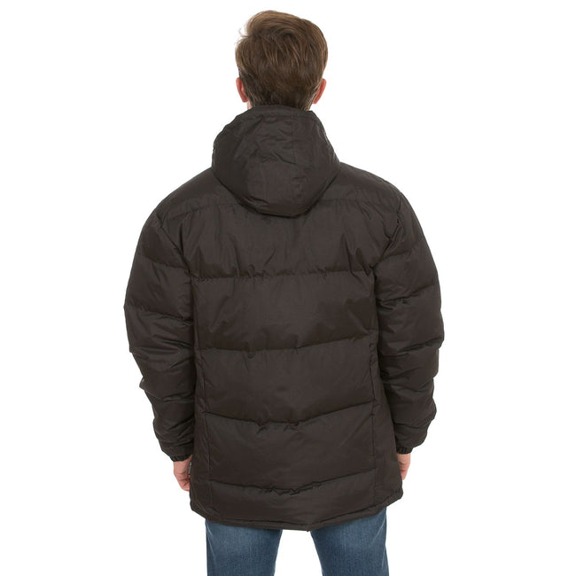 Black - Side - Trespass Mens Clip Padded Jacket