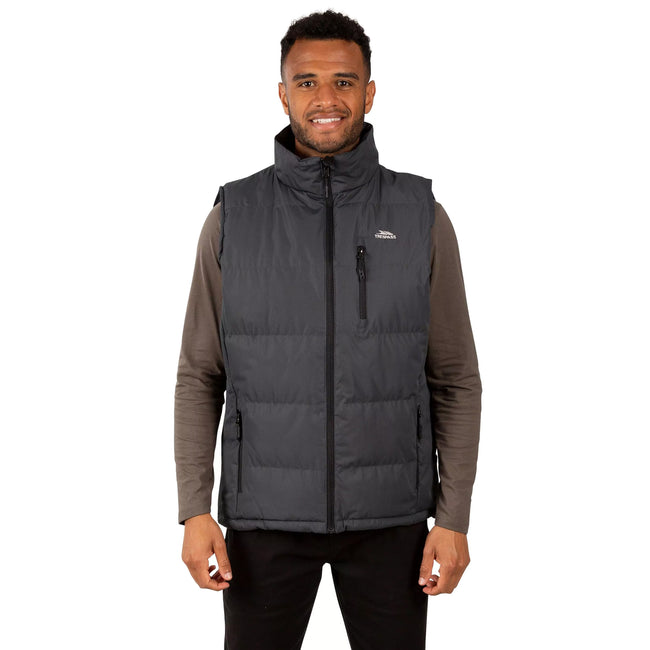 Flint - Side - Trespass Mens Clasp Padded Gilet-Bodywarmer