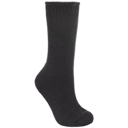 Black - Front - Trespass Mens Togged Thermal Ski Socks