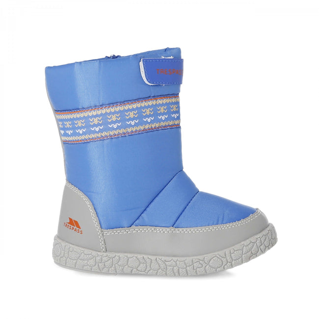 Bright Blue - Back - Trespass Toddlers Boys Alfred Winter Snow Boots