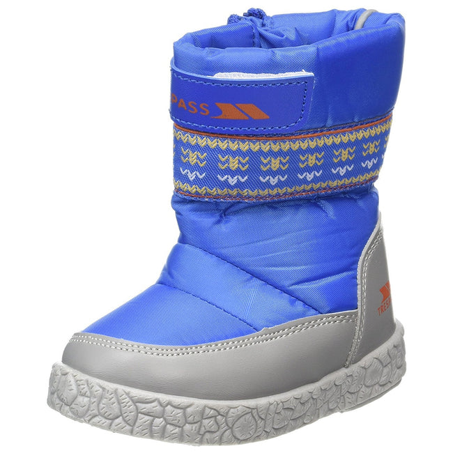 Bright Blue - Front - Trespass Toddlers Boys Alfred Winter Snow Boots
