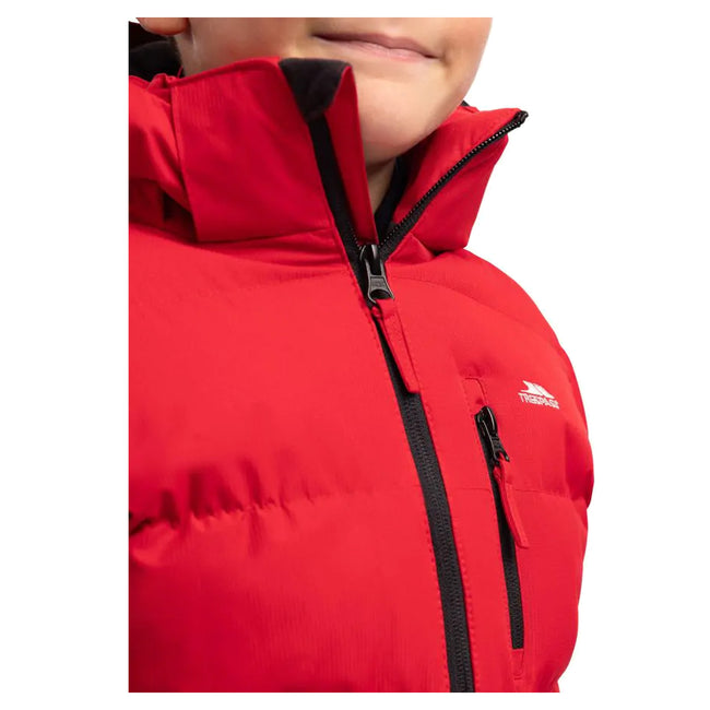 Red - Lifestyle - Trespass Kids Boys Tuff Padded Winter Jacket