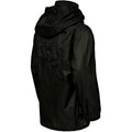 Black - Side - Trespass Kids Unisex Packa Pack Away Waterproof Jacket