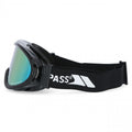 Black - Side - Trespass Adults Unisex Vickers Double Lens Snow Sport Ski Goggles