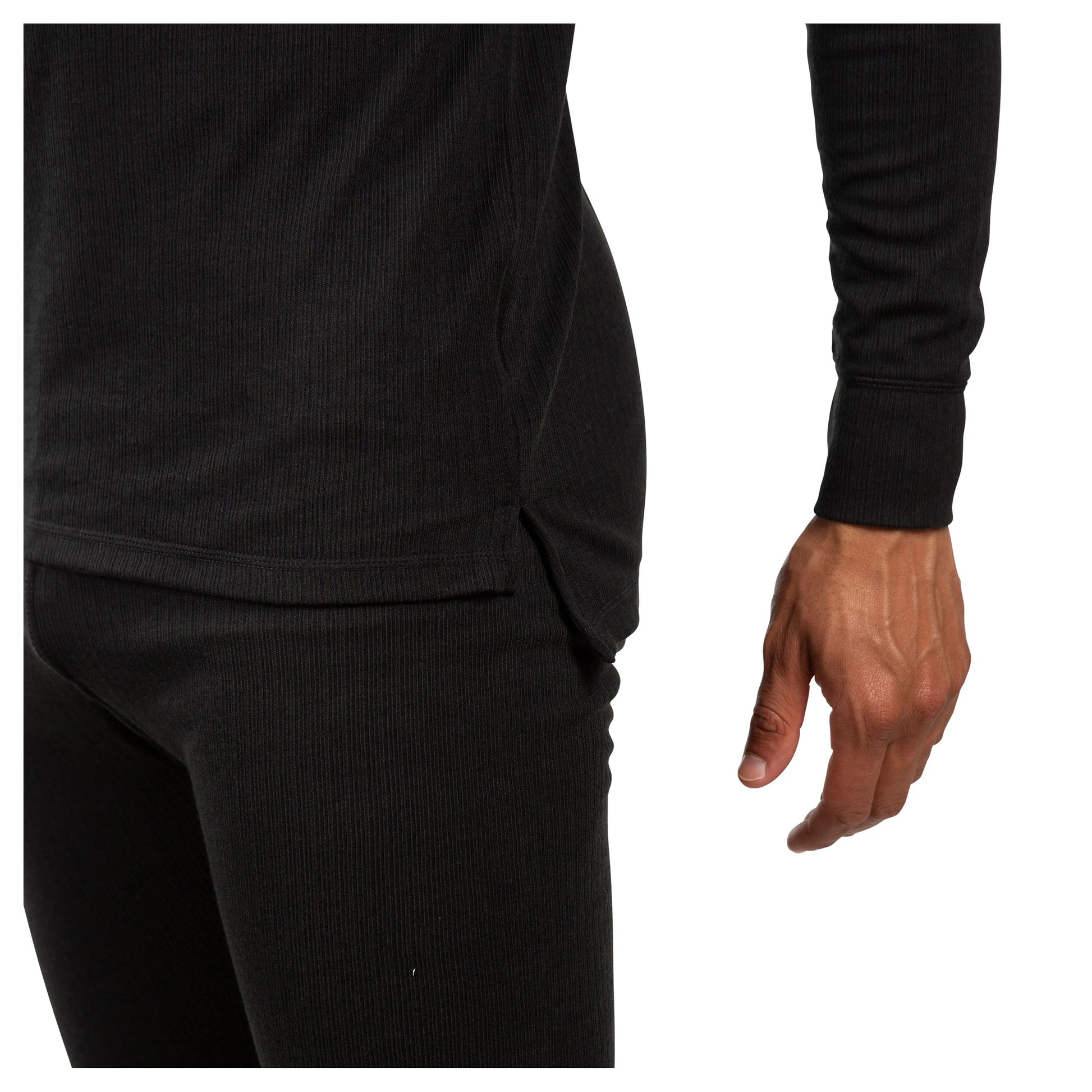 Black - Back - Trespass Adults Unisex Flex360 Base Layer Top