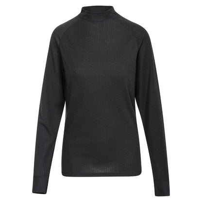Black - Front - Trespass Adults Unisex Flex360 Base Layer Top