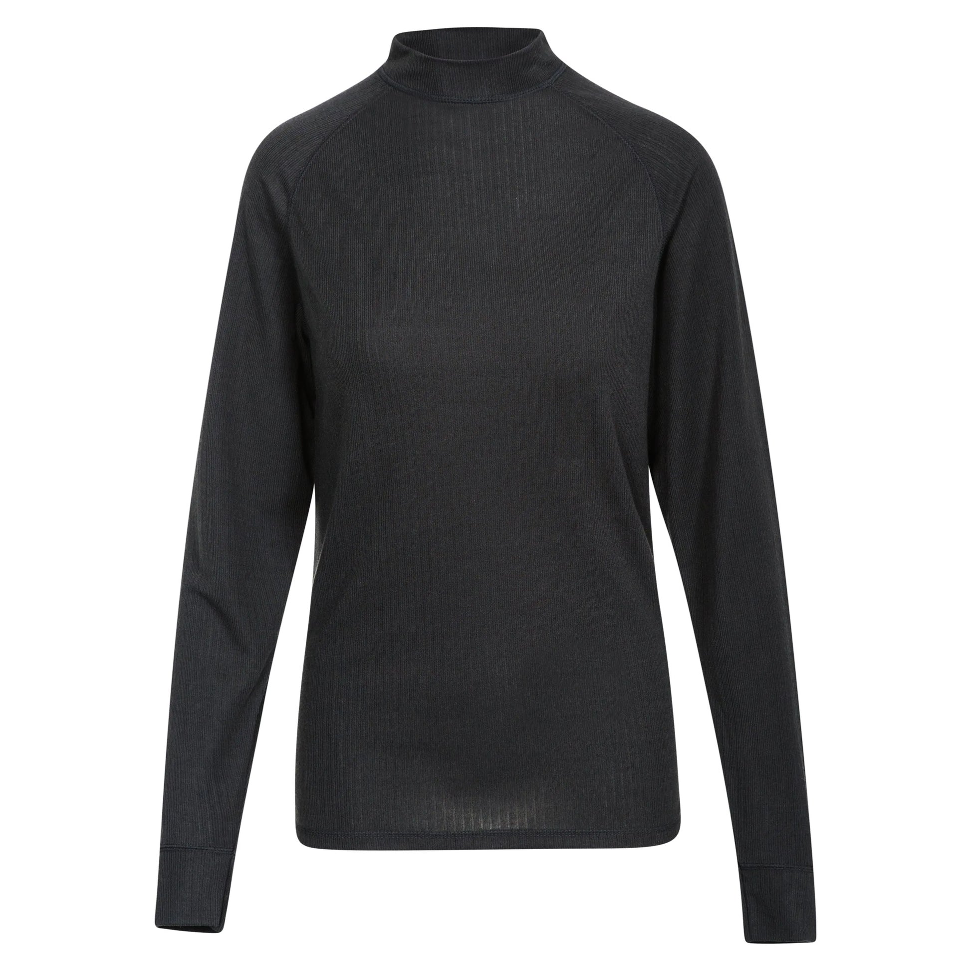 Black - Front - Trespass Adults Unisex Flex360 Base Layer Top