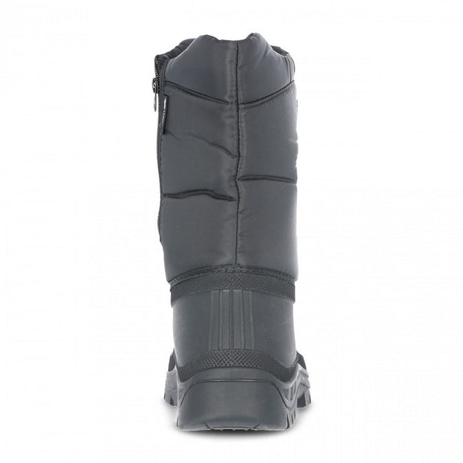Black - Side - Trespass Unisex Dodo Pull On Winter Snow Boots