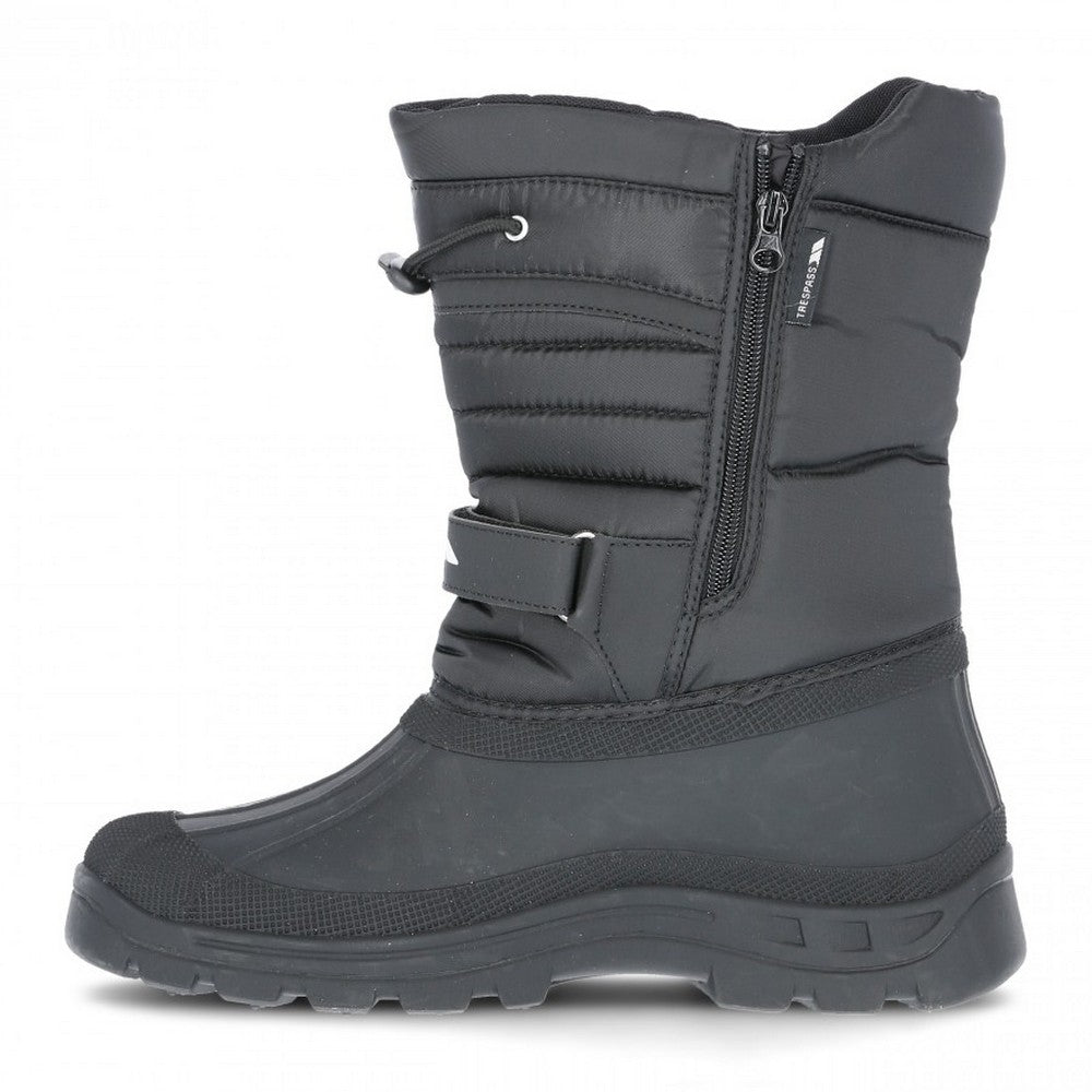Black - Lifestyle - Trespass Unisex Dodo Pull On Winter Snow Boots