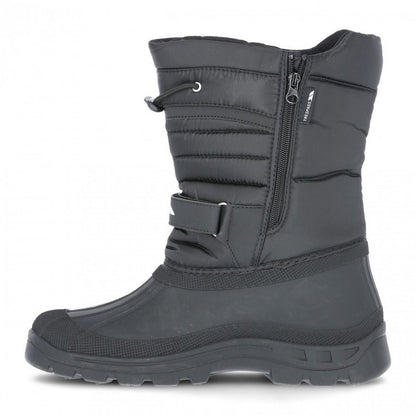 Black - Lifestyle - Trespass Unisex Dodo Pull On Winter Snow Boots