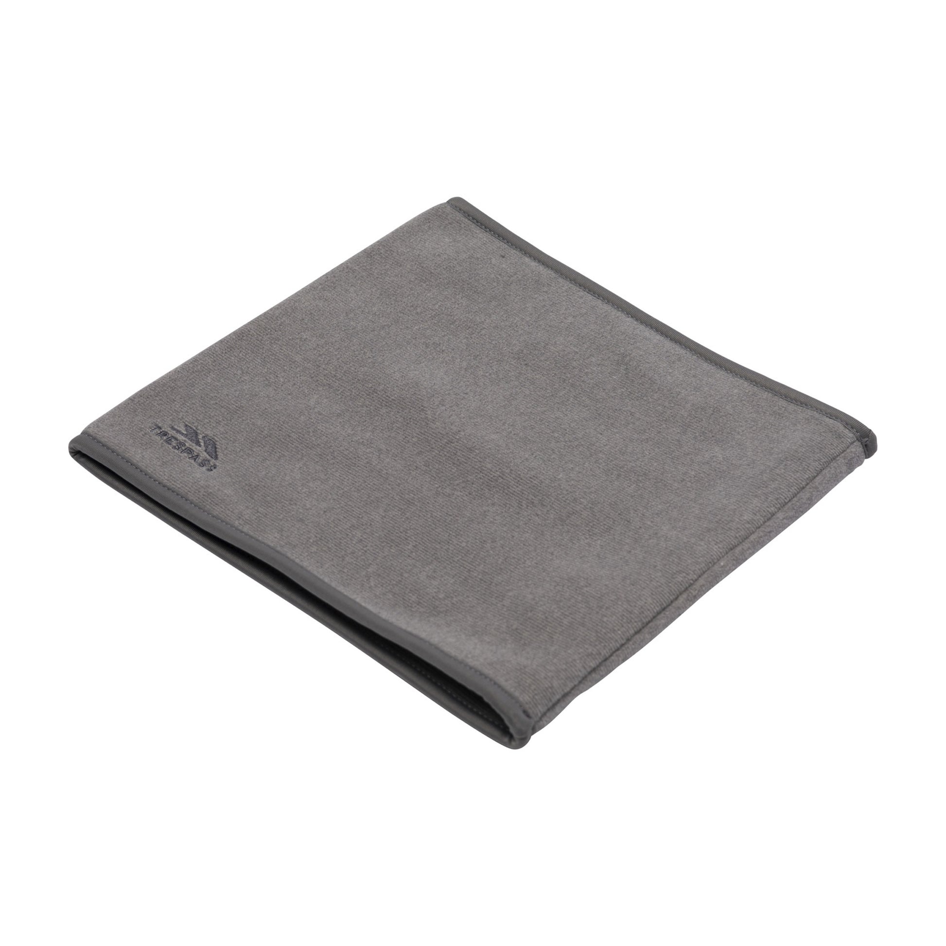 Grey - Side - Trespass Adults Unisex Novax Fleece Neck Warmer-Snood