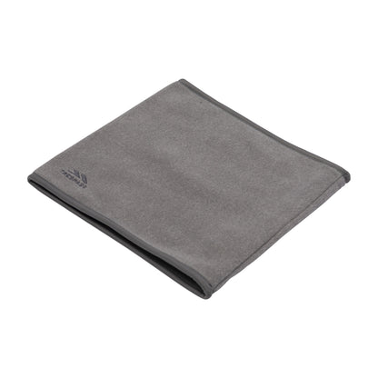 Grey - Side - Trespass Adults Unisex Novax Fleece Neck Warmer-Snood