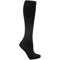 Black - Front - Trespass Adults Unisex Tubular Luxury Wool Blend Ski Tube Socks
