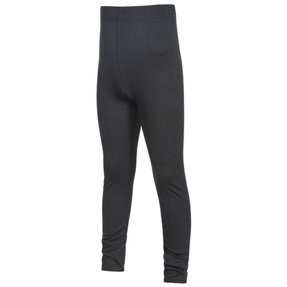 Black - Side - Trespass Kids Unisex Unite360 Thermal Base Layer Set (Top And Bottoms)