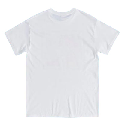 White - Back - Jaws Unisex Adult Graffiti Cotton T-Shirt