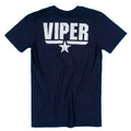 Blue - Back - Top Gun Mens Viper Back Print T-Shirt