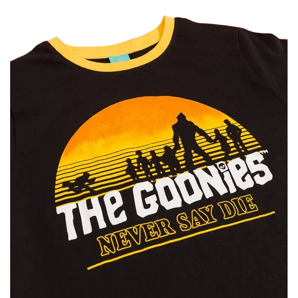 Black - Lifestyle - The Goonies Womens-Ladies Never Say Die Pyjama Set
