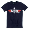 Blue - Front - Top Gun Mens Viper Back Print T-Shirt