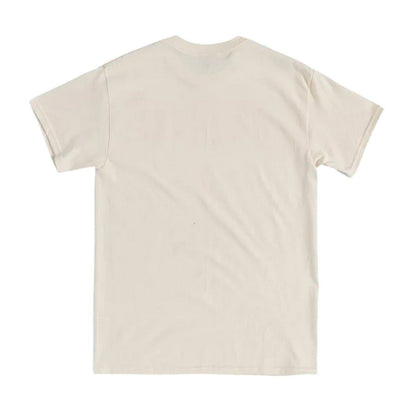 Off White - Back - Jaws Unisex Adult Shark Cotton T-Shirt