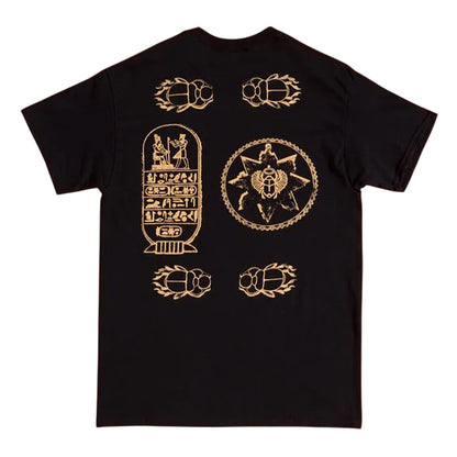Black - Back - The Mummy Unisex Adult Inspired Book Of The Dead Back Print T-Shirt
