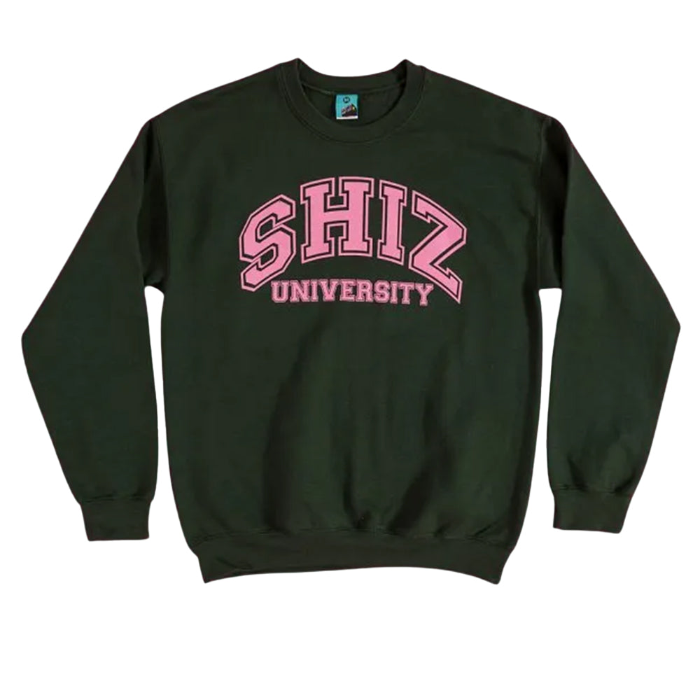 Green - Front - Wicked Unisex Adult Shiz University Sweatshirt