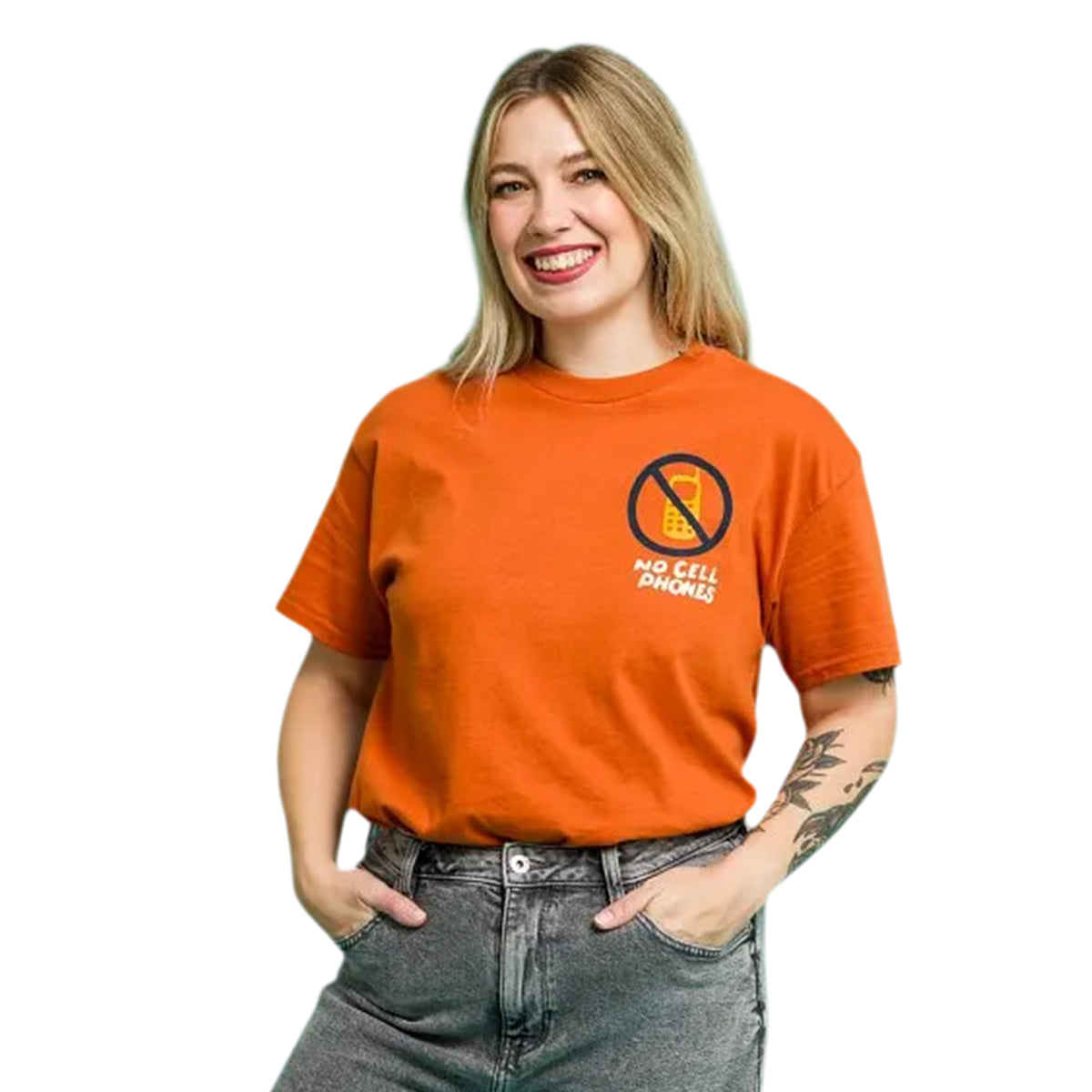 Orange - Lifestyle - Gilmore Girls Unisex Adult Welcome To Lukes Back Print T-Shirt