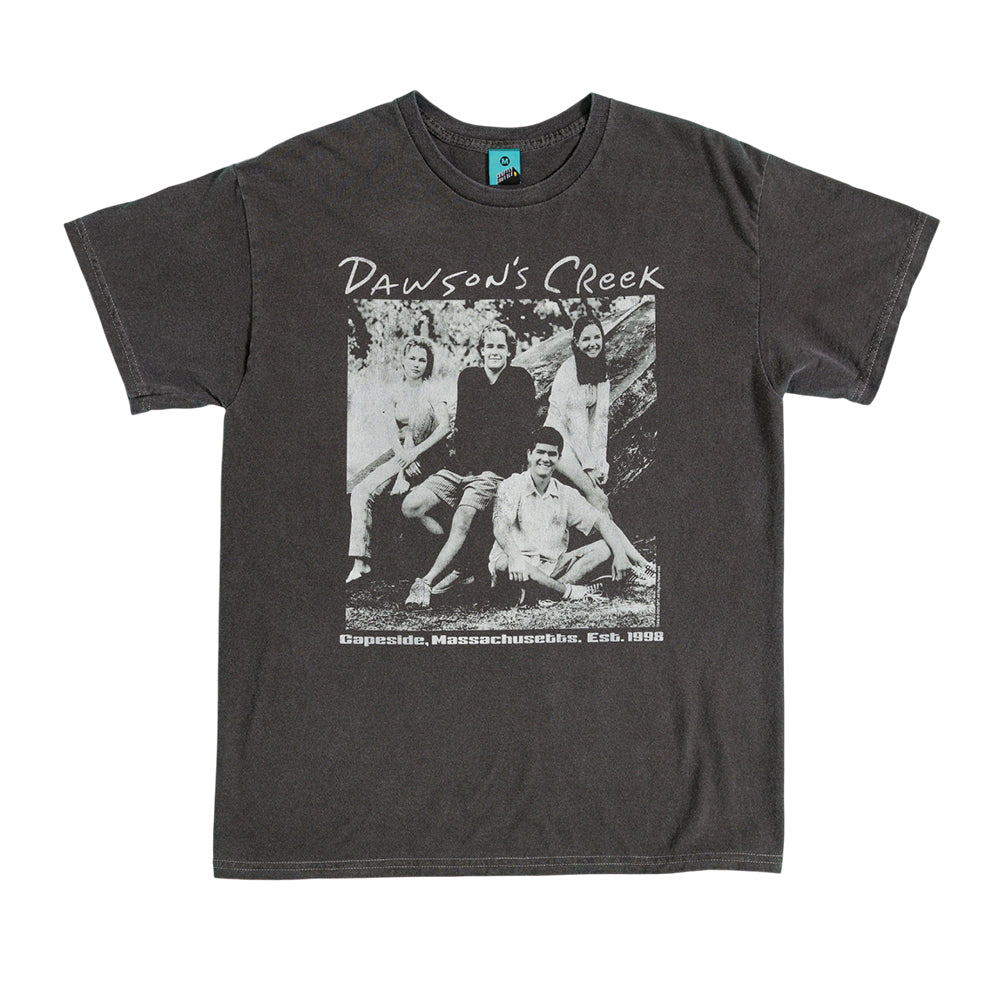 Charcoal - Front - Dawson´s Creek Unisex Adult Vintage Wash T-Shirt