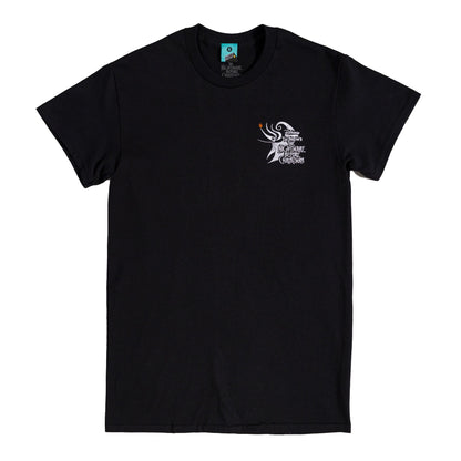 Black - Front - The Nightmare Before Christmas Unisex Adult Zero Embroidered T-Shirt