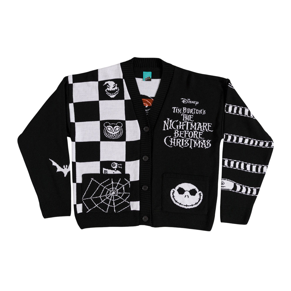 Black - Front - The Nightmare Before Christmas Unisex Adult Zero Cardigan