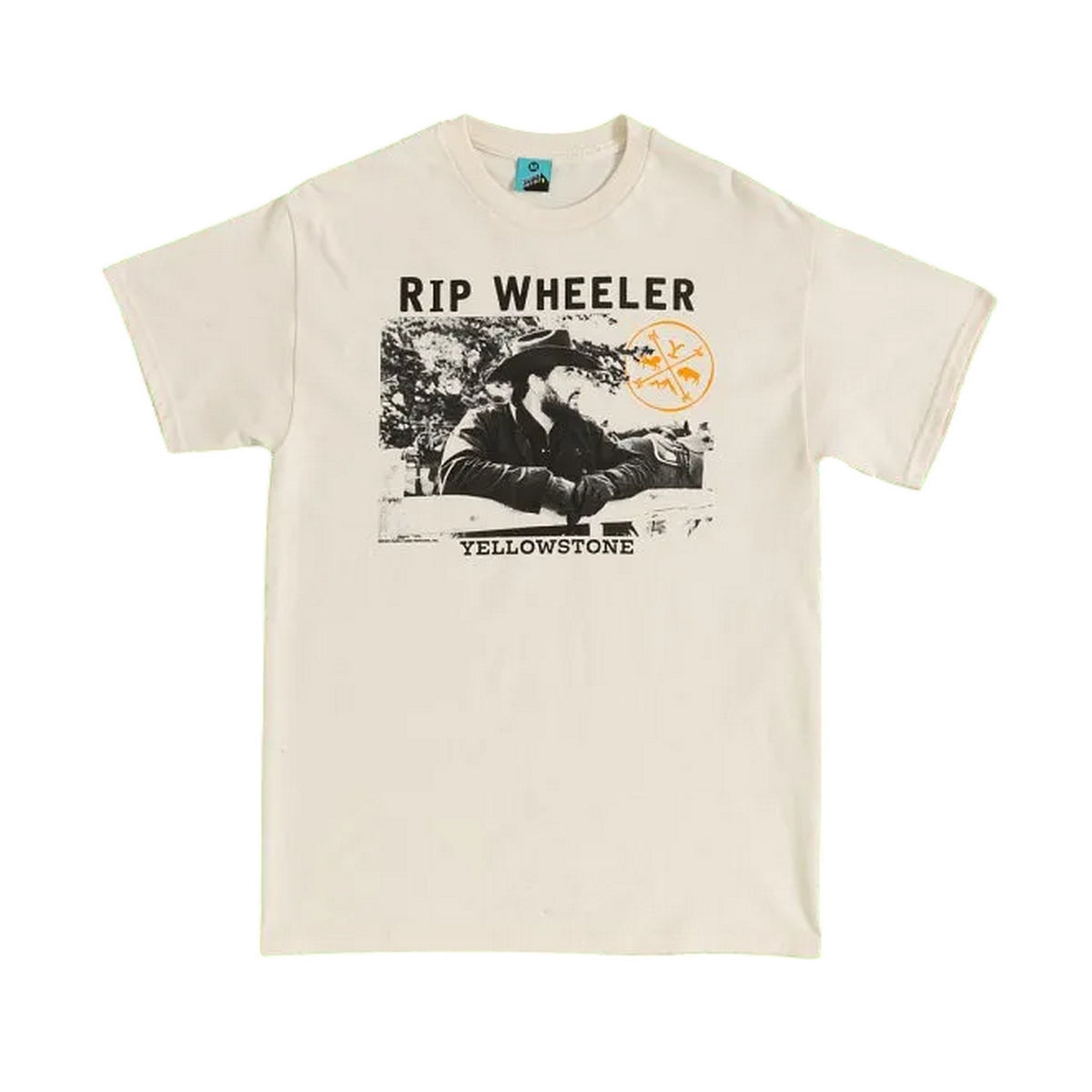Natural - Front - Yellowstone Unisex Adult Rip Wheeler T-Shirt